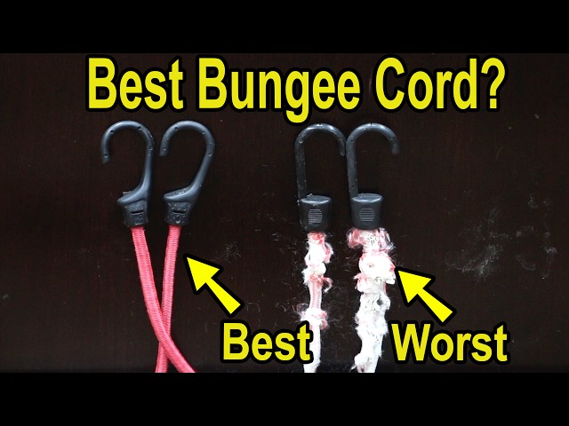 Best Bungee Cord? 9-Month UV Exposure Test! Husky vs HyperTough, Harbor Freight, Home Depot