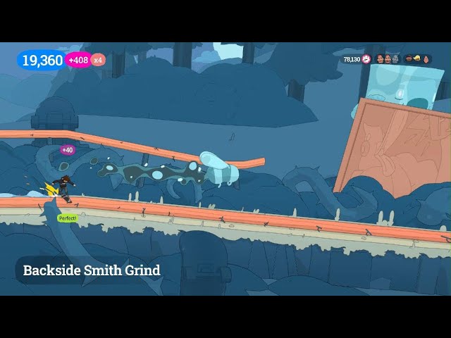 OlliOlli World:Find and Catch the Zombee (Logfolk Graveyard)