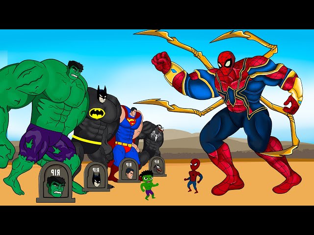 Team HULK, SUPER MAN, VENOM vs IRON SPIDERMAN : Returning from the Dead SECRET - SUPER HEROES MOVIE