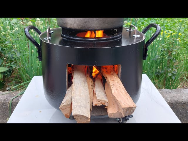Modern Wood Stove | Ideas to make from a broken pot