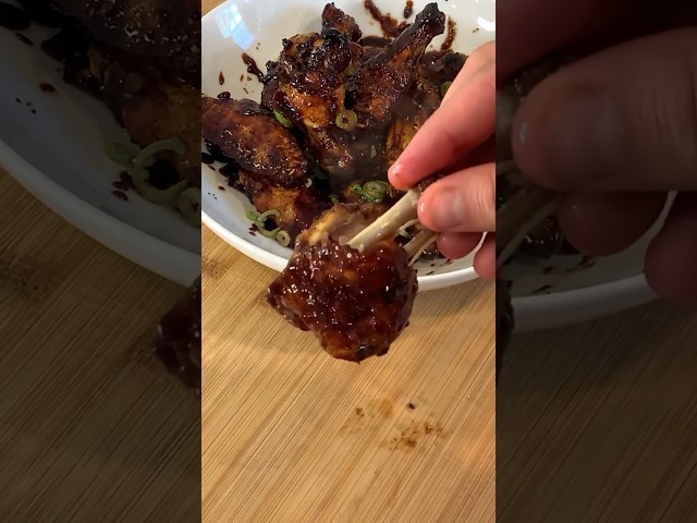 Honey garlic chicken wings