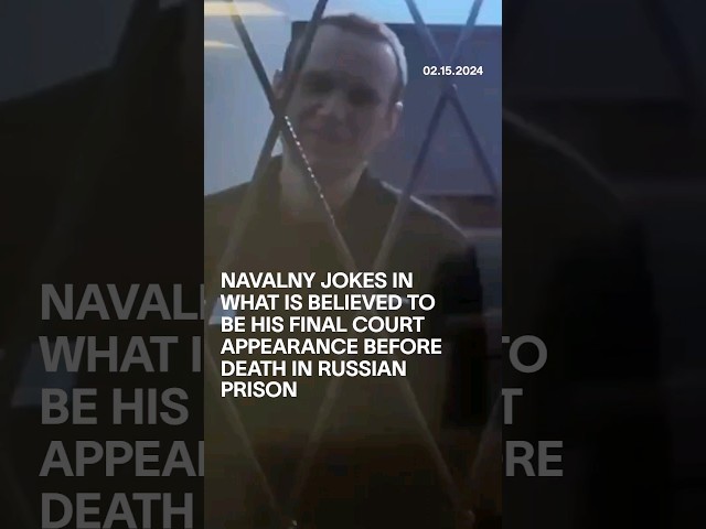 Navalny Jokes In What Is Believed To Be His Final Court Appearance Before Death in Russian Prison