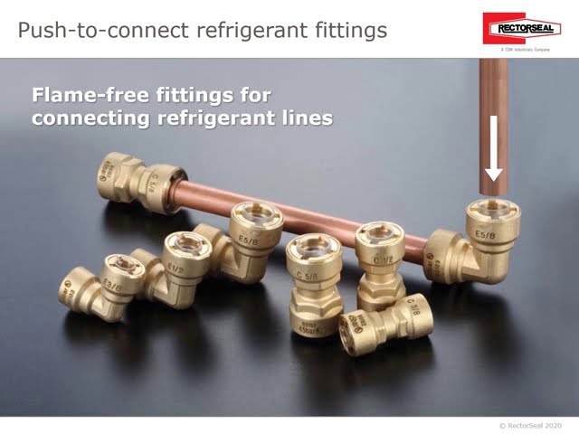 What are PRO-Fit Quick Connect push-to-connect refrigerant fittings?