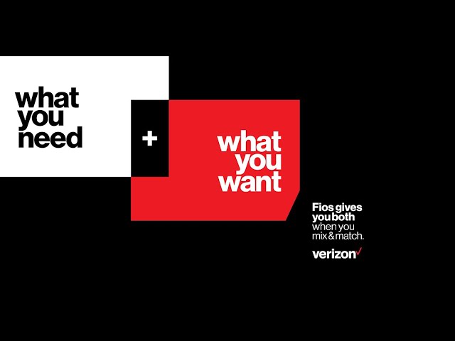 Welcome (Whole) Home with new Fios Mix & Match.