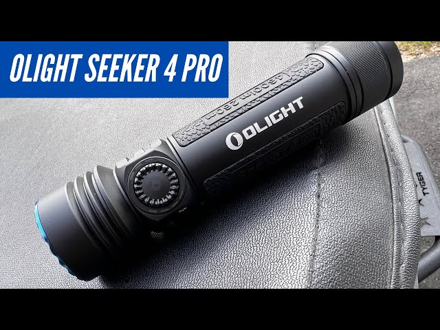 NEW Olight Seeker 4 Pro Flashlight: 4600 Lumens, Infinity Option | Light For Car, Kit, EDC, Home