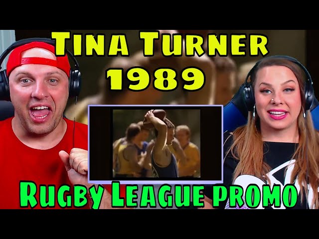 AMERICAN REACTION TO 1989 Tina Turner Rugby League promo | THE WOLF HUNTERZ REACTIONS