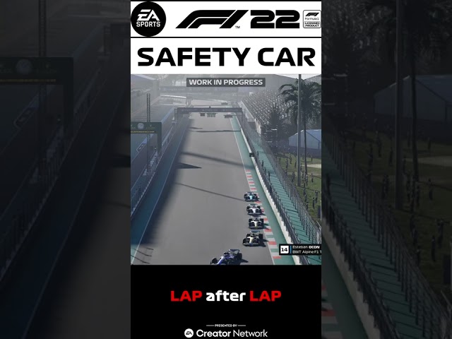 F1 22 gameplay of the new Safety Car Broadcast Experience in #f122game at the #MiamiGP