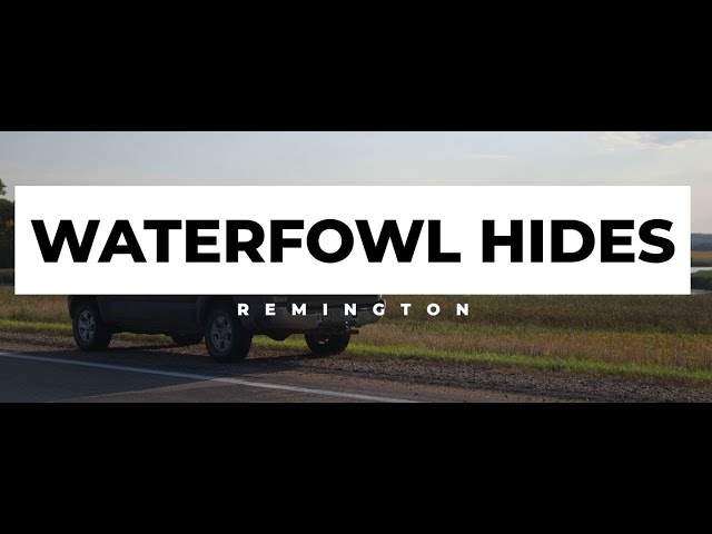 Waterfowl Hides