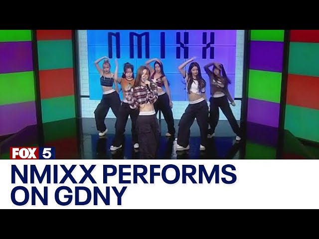 K-pop group NMIXX performs ‘Love Me Like This’ on GDNY