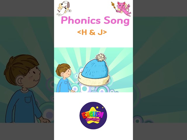 Phonics Song 2 (H&J) (Phonics) - English song for Toddlers - English Sing sing #shorts