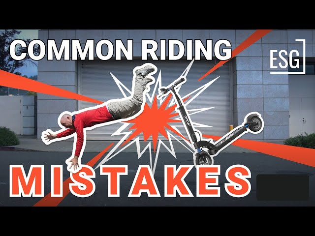 Top 7 Riding Mistakes New Scooter Riders Make & How to Avoid Them