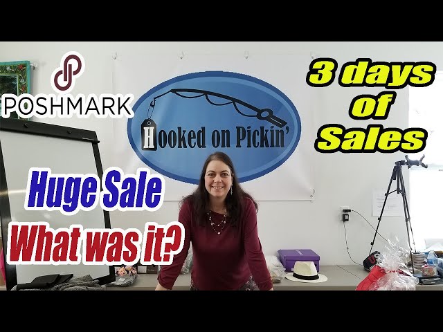 What Sold on Poshmark in 3 Days - 1 Huge Sale - What was it? - How much did I earn?