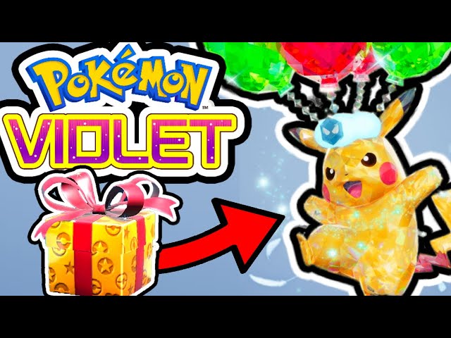 Pokemon Violet, but I can only use GIFT POKEMON