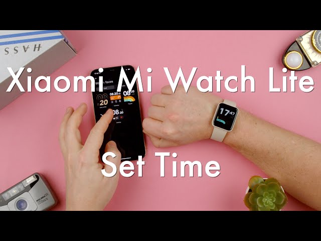 How to Set the Time on the Xiaomi Mi Watch Lite || Xiaomi Mi Watch Lite