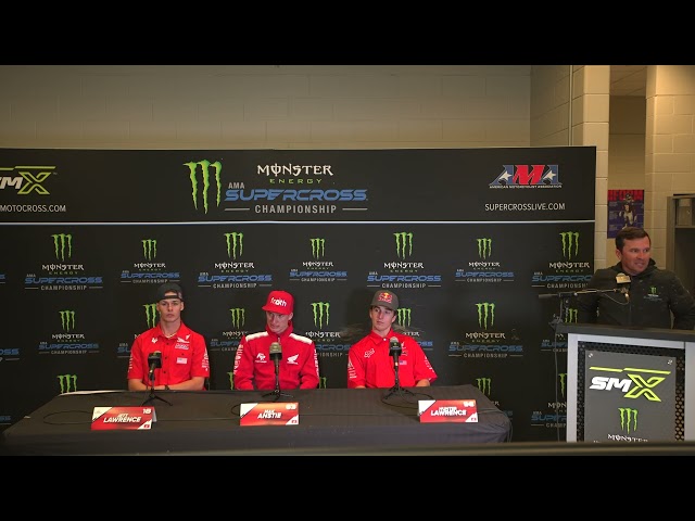 Monster Energy Supercross: 250SX Press Conference Round 14 - East Rutherford