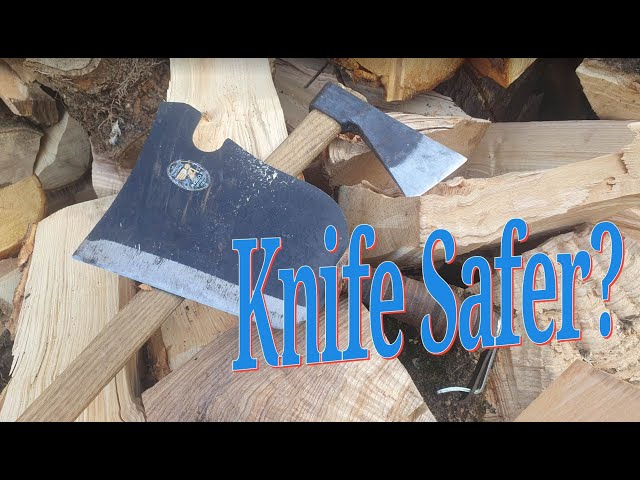 Is Battoning a Knife Safer than an Axe for Splitting Wood and Bushcraft?