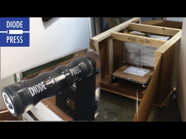 Unboxing my new Printing Press and making a Custom Resin and 3D Printed Crank handle