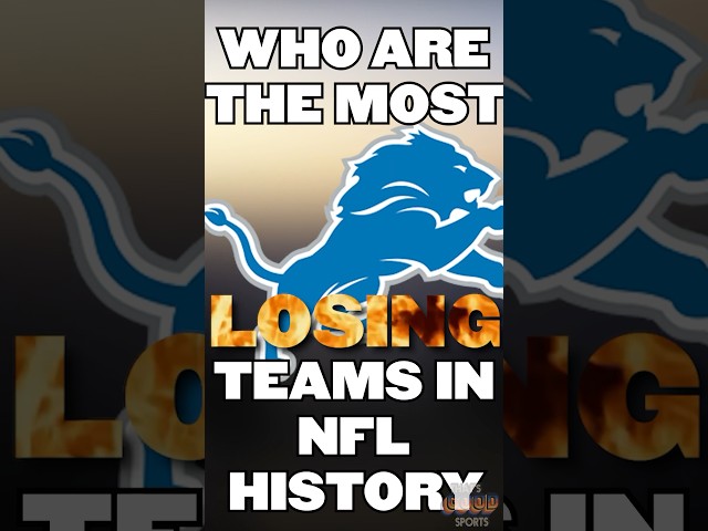 The Most Losing Teams in #nfl History