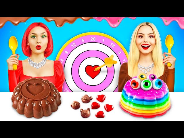 Chocolate VS Real Food Challenge | Eating Chocolate Desserts VS Real Sweets by RATATA CHALLENGE