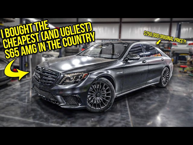 I Bought An UGLY Mercedes S65 AMG For $200k Off Its Original Price (And Here's What's Wrong With It)
