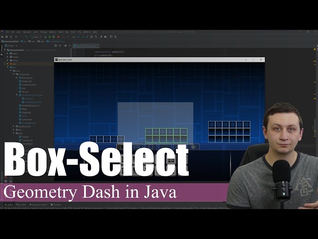 Box-Select, Deleting, and Rotating Selected Objects | Coding Geometry Dash in Java #28