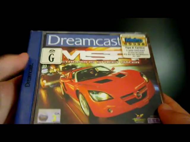 Video Review: Metropolis Street Race for Dreamcast- Case, disk and inserts