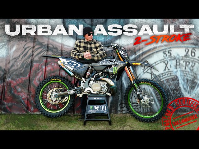 2-Stroke Urban Assault | Deegan vs Gypsy Bike Reveal!!