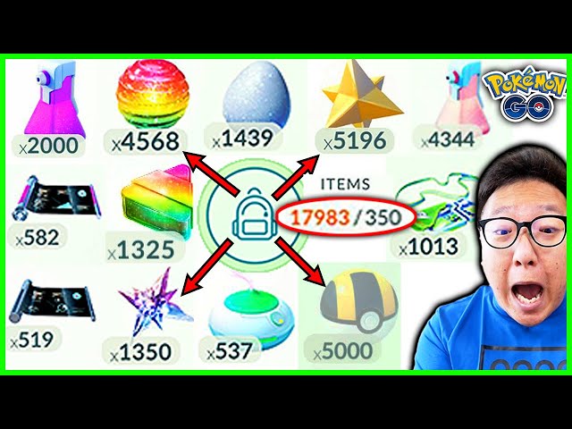 The CRAZIEST Item Collection You Will Ever See in Pokemon GO