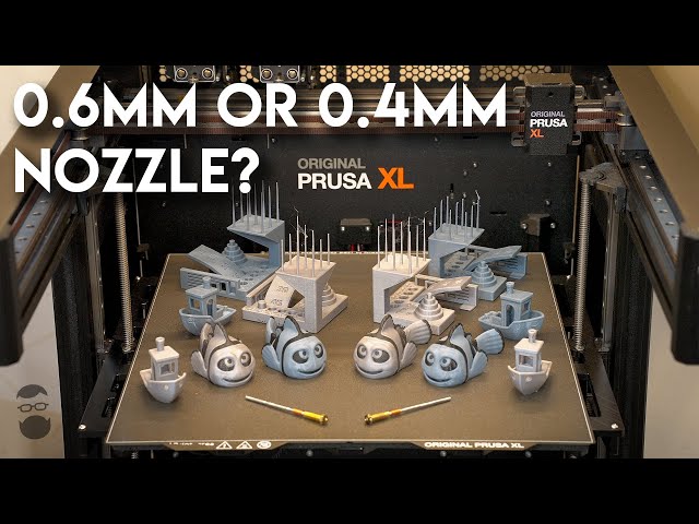 Prusa XL - 0.6mm vs 0.4mm Nozzle Comparison
