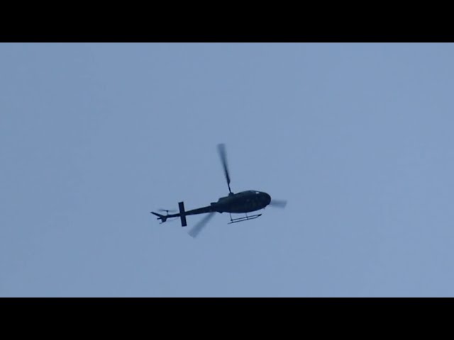 Circling and Hovering Unmarked Black Helicopter - Boca Raton, FL - 7/27/21
