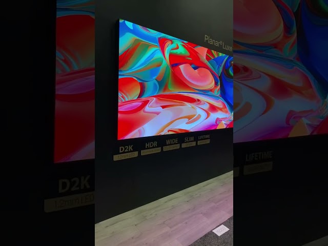 Insane microLED video walls by Planar at CEDIA 2022!