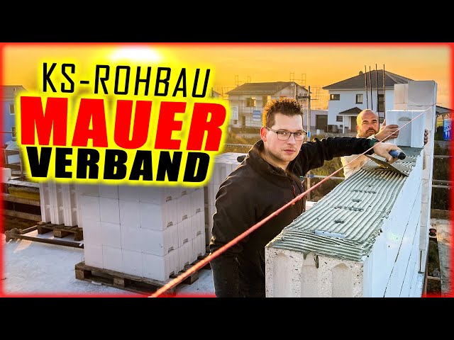 HAUS MAUERN - Mauerwerksverband Details im Obergeschoss! | KS ROHBAU #06 | Home Build Solution