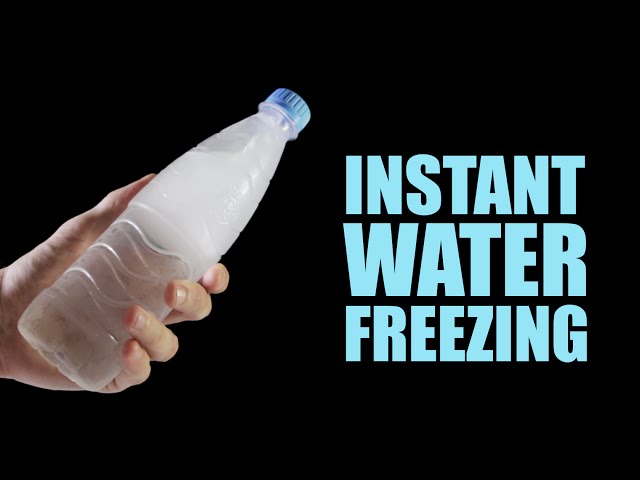 5 Amazing Water Experiments & Tricks - Instant Water Freezing