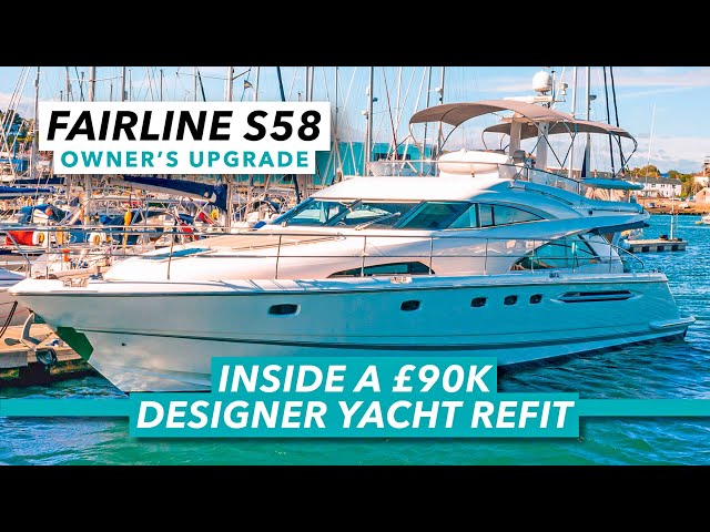 Fairline Squadron 58 owner's upgrade | £90k designer refit by Setag Yachts | Motor Boat & Yachting