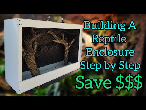 How To Build A Reptile Enclosure PVC or Wood DIY Cage