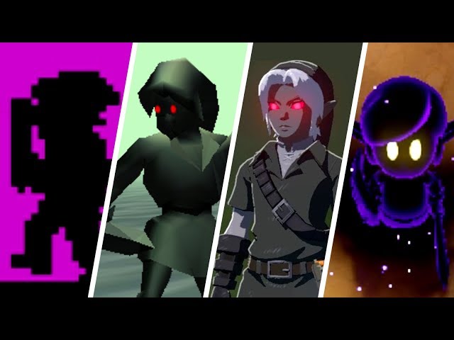 Evolution of Dark Link / Shadow Link (1987 - 2019)