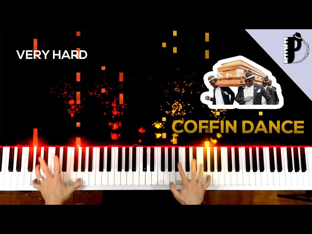 Coffin Dance Piano Tutorial | EASY to VERY HARD