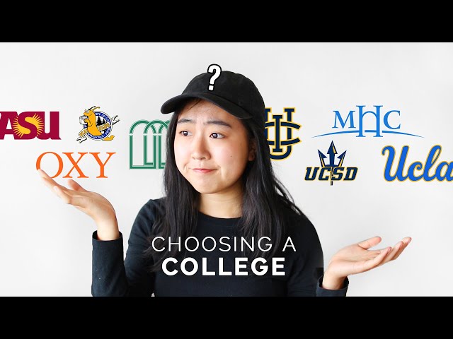 choosing a college 🎓 college decision reveal!