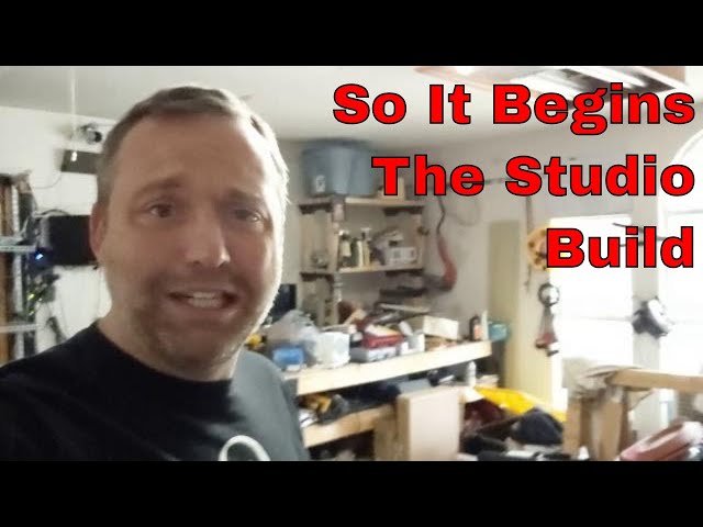 Patreon - Beginning of the Studio Build in the Garage