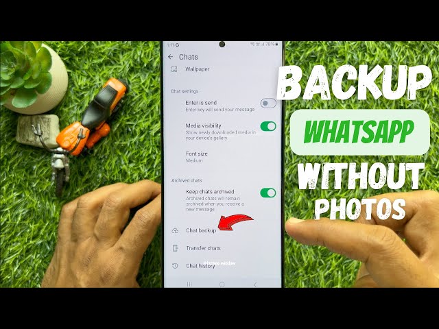 How to Backup WhatsApp Chats Without Photos to Google Drive