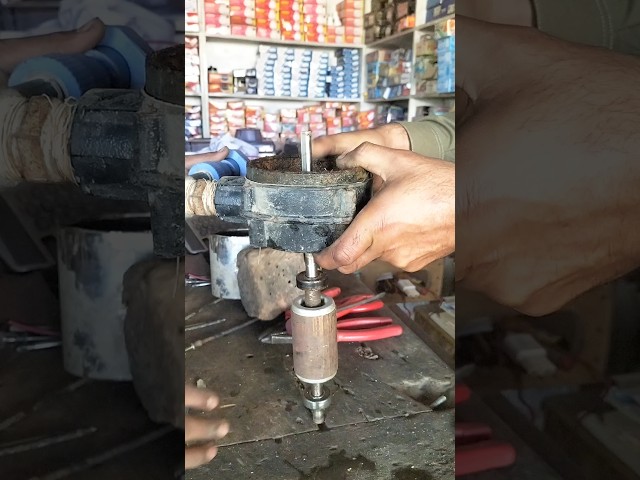 how to eject the bearing shaft of spa water pump