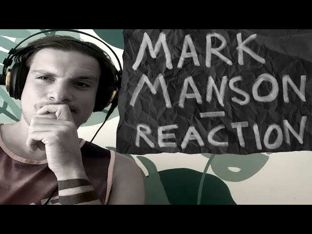 MARK MANSON - MY REACTION to: How to Become Extraordinary (or Not) #reaction @IAmMarkManson