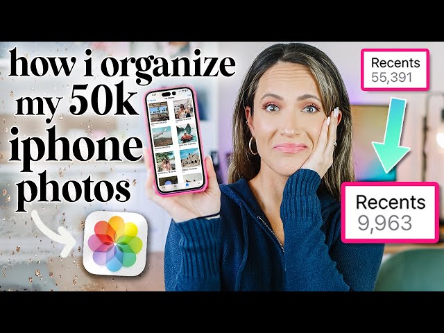 DECLUTTER YOUR IPHONE CAMERA ROLL ✨ bulk delete, organize albums, & free up storage!