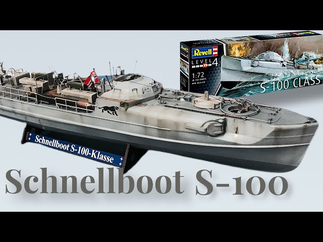 REVELL 1/72 Schnellboot S-100- Fast Attack Boat - FULL BUILD