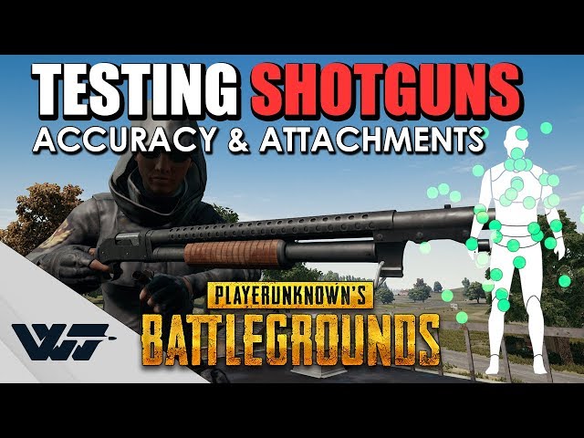 TEST: Which Shotgun is the MOST ACCURATE? - New attachment - Pellet spread COMPARISON - PUBG