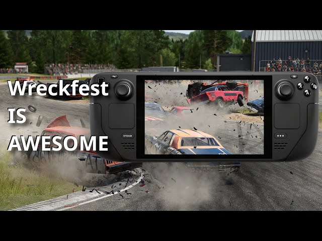 Wreckfest on Steam Deck - a SMASHING good time