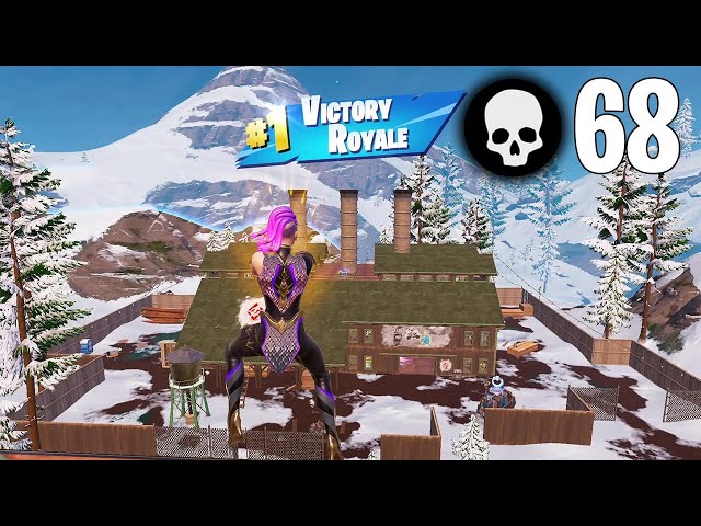 68 Elimination Solo vs Squads Wins (Fortnite Chapter 5 Season 2 Gameplay Ps4 Controller)