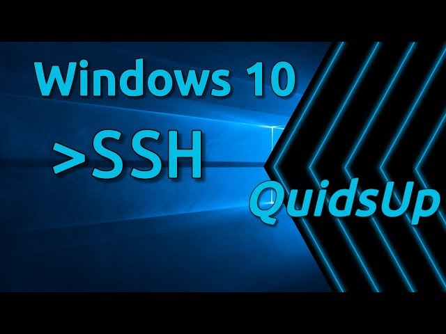 Windows 10 Native SSH and Looking at the New Terminal Mockup Video