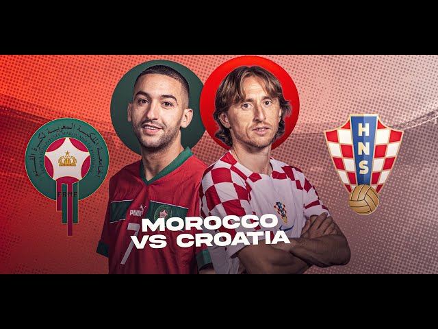 Morocco vs. Croatia 3rd PLACE LIVE Watch Along 🔴