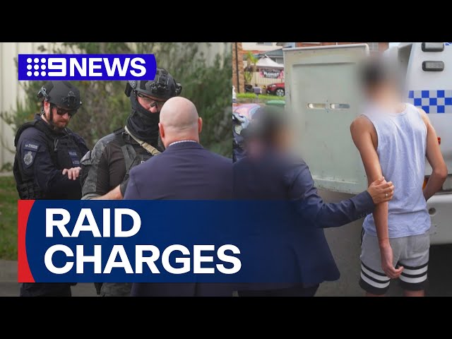 Teens charged in counter-terrorism raids after Sydney church stabbing | 9 News Australia